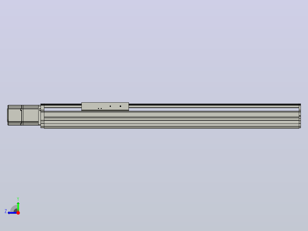 MT136BS半封闭丝杆滑台[MT136BS.L#.450.BC.P40.C3]右视图