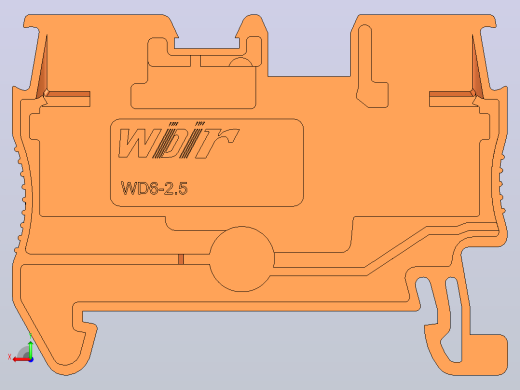 电器通用端子台ZIW91-2.5后视缩略图