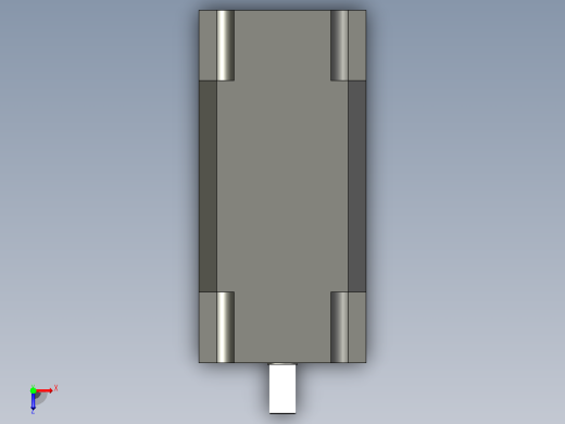 Z4-225-11 110kw直流电机.ipt俯视缩略图