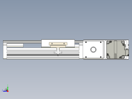 皮带直线轴半封闭可选导轨TPA-HNB-105D-90-L50-MR-C-P20-N3右视缩略图