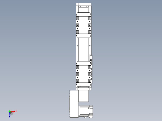 皮带直线轴双滑块型TPA-GCBS-80-P60-L50-QL-M20-N3俯视缩略图