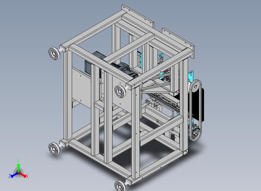 电机行业生产线倍速线（含bom工程图）sw18可编辑