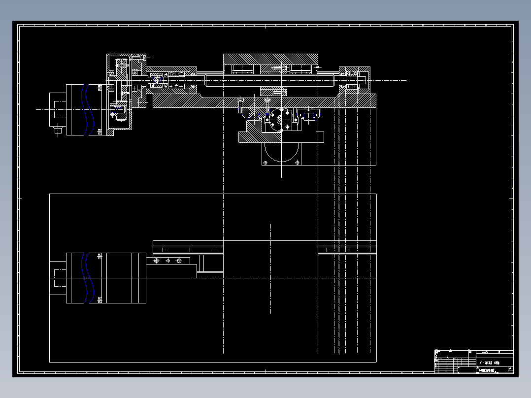 基于单片机控制的X-Y数控工作台机电系统设计CAD图纸及计算说明