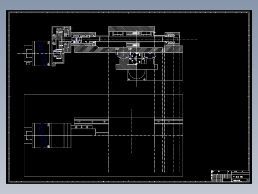 基于单片机控制的X-Y数控工作台机电系统设计CAD图纸及计算说明