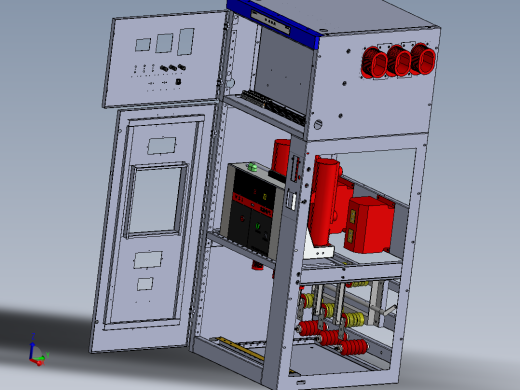 HXGN中压环网柜带完整特征可编辑