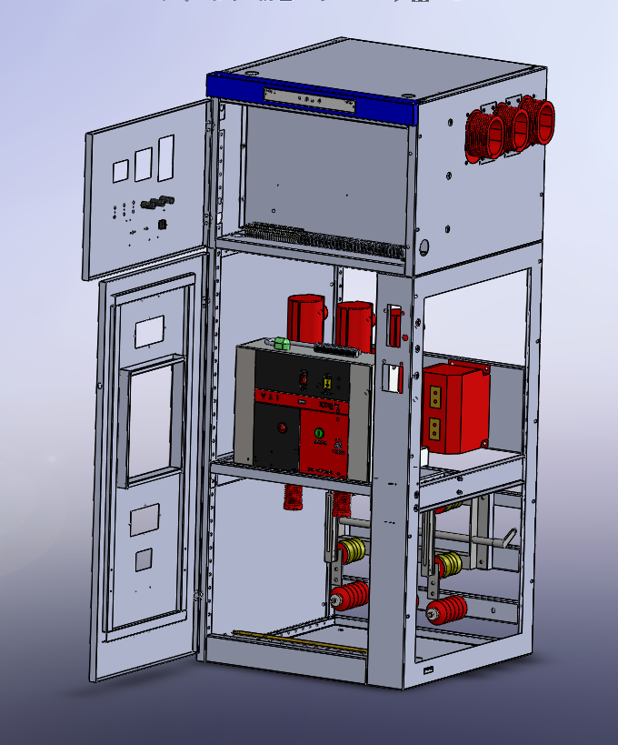 HXGN中压环网柜带完整特征可编辑