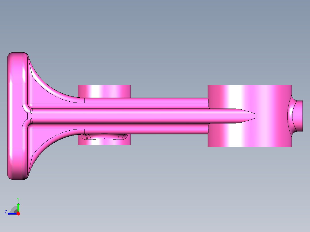 机械零件设计图右视图