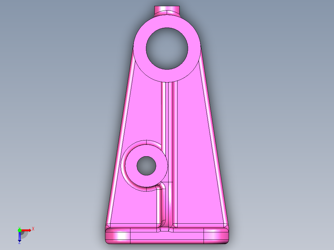 机械零件设计图俯视图