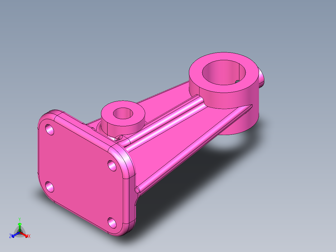 机械零件设计图正等轴测图