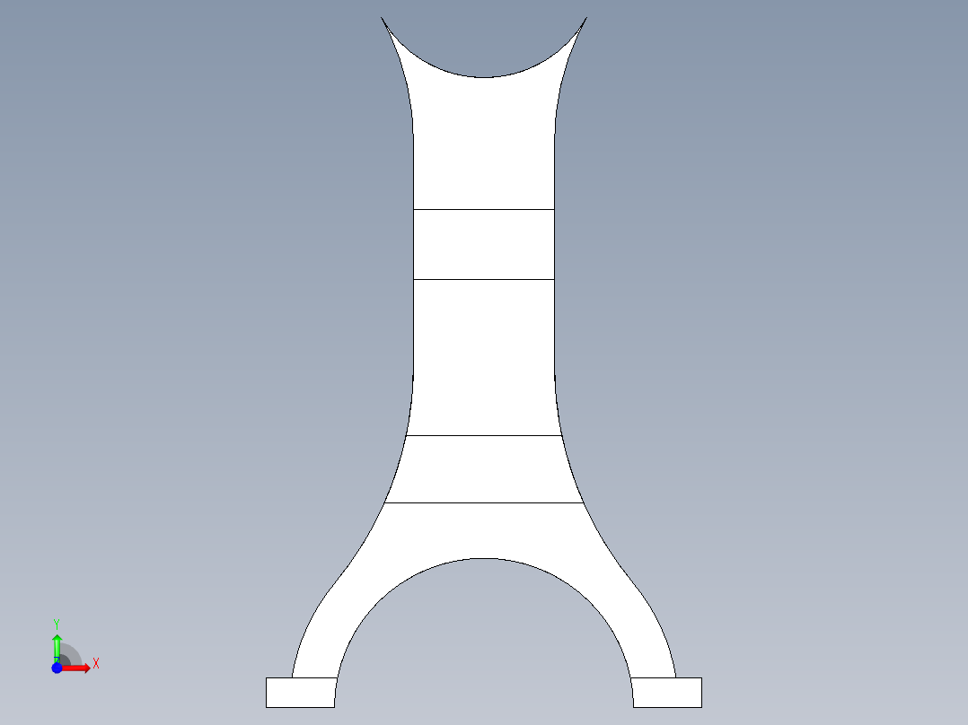 lian-gan发动机连杆设计前视图