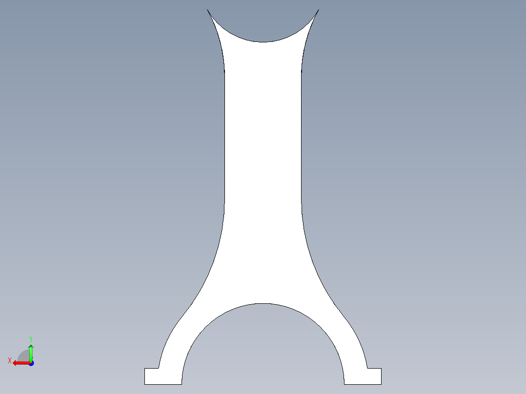 lian-gan发动机连杆设计后视图