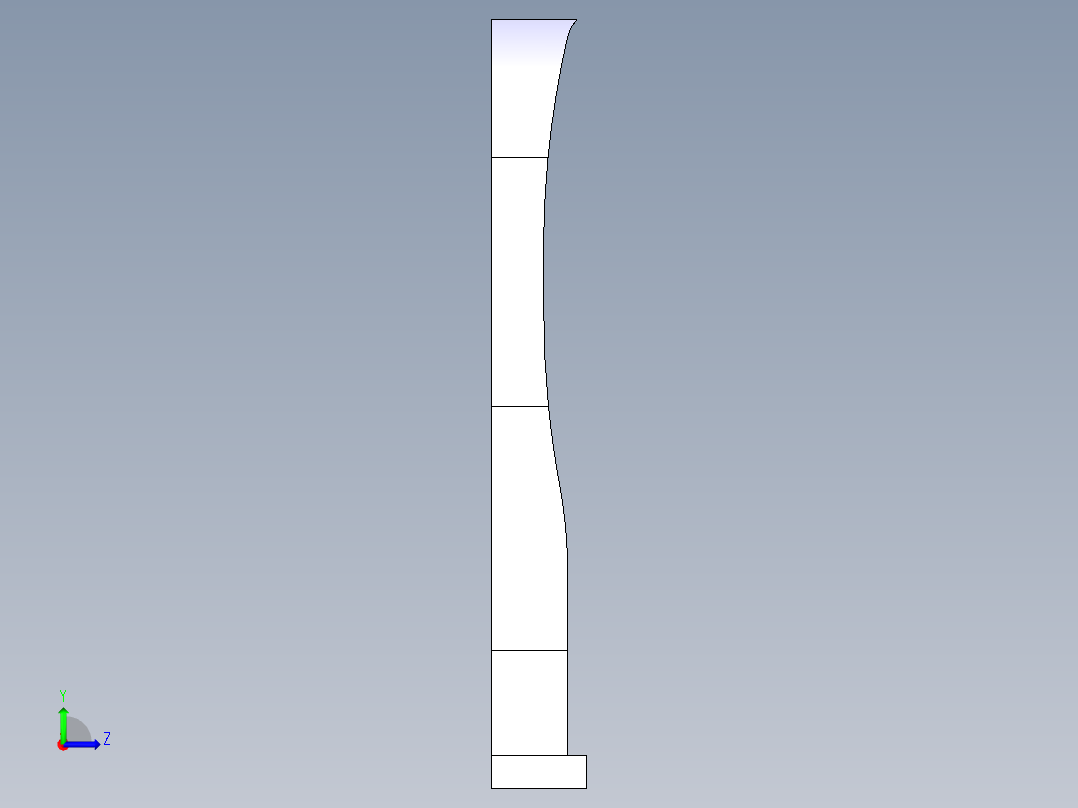 lian-gan发动机连杆设计左视图