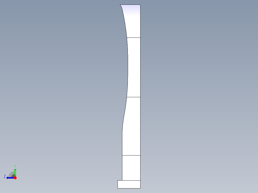 lian-gan发动机连杆设计右视图