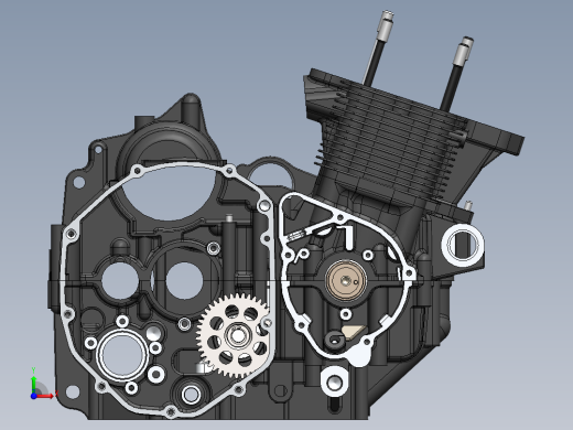 solidworks moteur 引擎前视缩略图