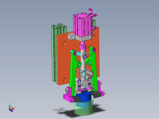 同时夹持2个工件的机械手