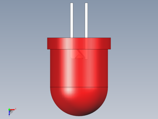 LED_Round_Red180_D10.0mm俯视缩略图