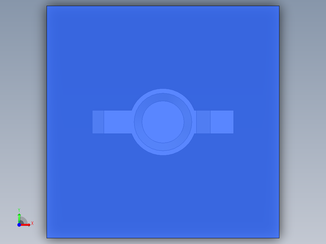 LED_Square_Blue_5x5x9.7mm前视图