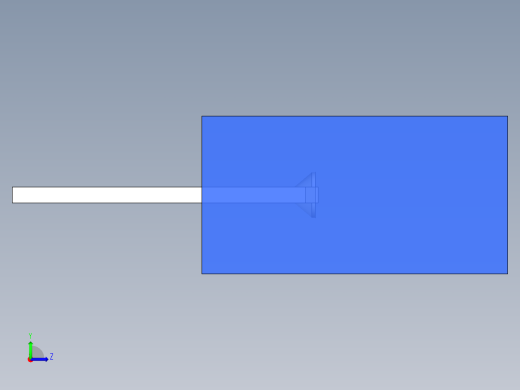 LED_Square_Blue_5x5x9.7mm左视缩略图