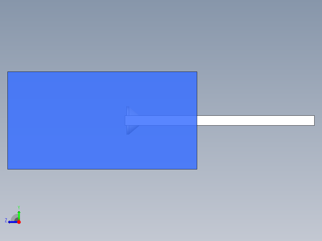 LED_Square_Blue_5x5x9.7mm右视图