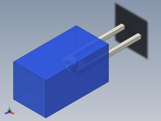 LED_Square_Blue_5x5x9.7mm正等轴测缩略图