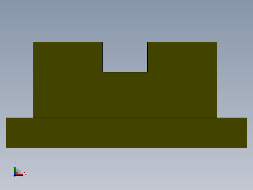 SW建模练习题-exercise 125前视图