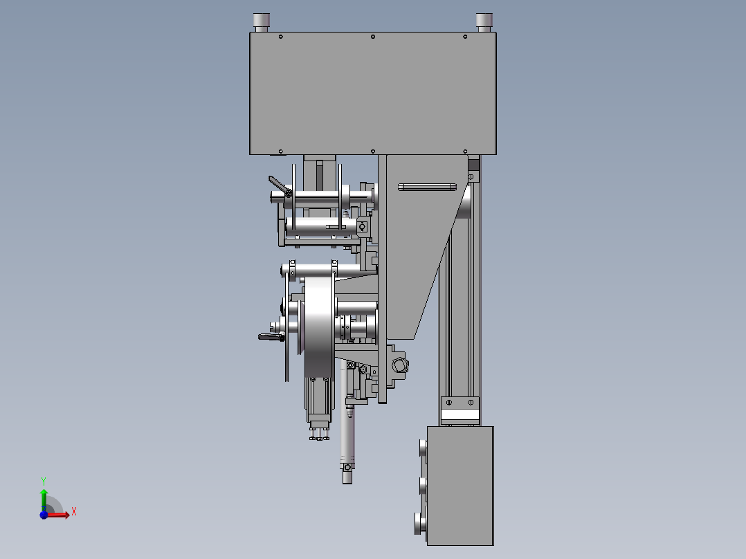 线材贴标机(STEP)前视图