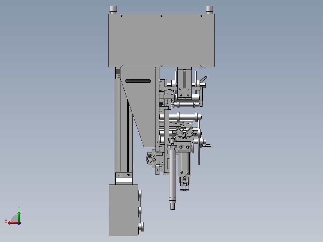 线材贴标机(STEP)后视图