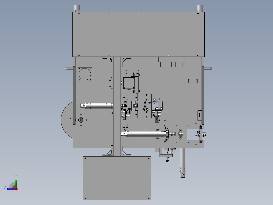 线材贴标机(STEP)右视图