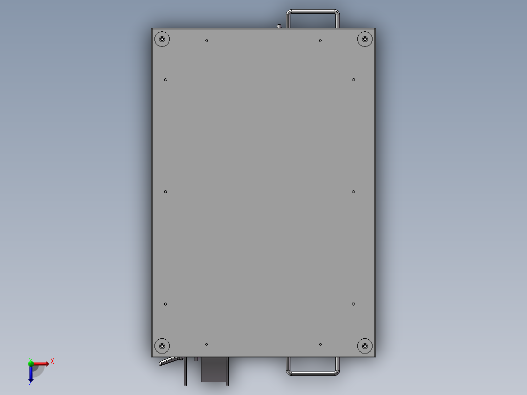 线材贴标机(STEP)俯视图