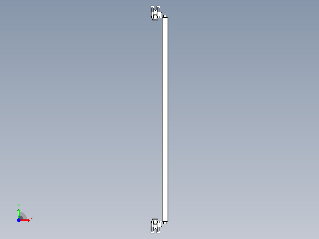基恩士SL-JB63_back-mount_kc图纸模型前视图