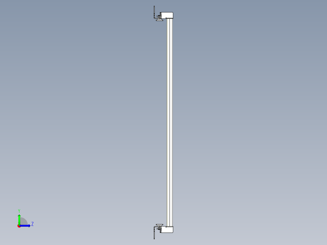 基恩士SL-JB63_back-mount_kc图纸模型左视图
