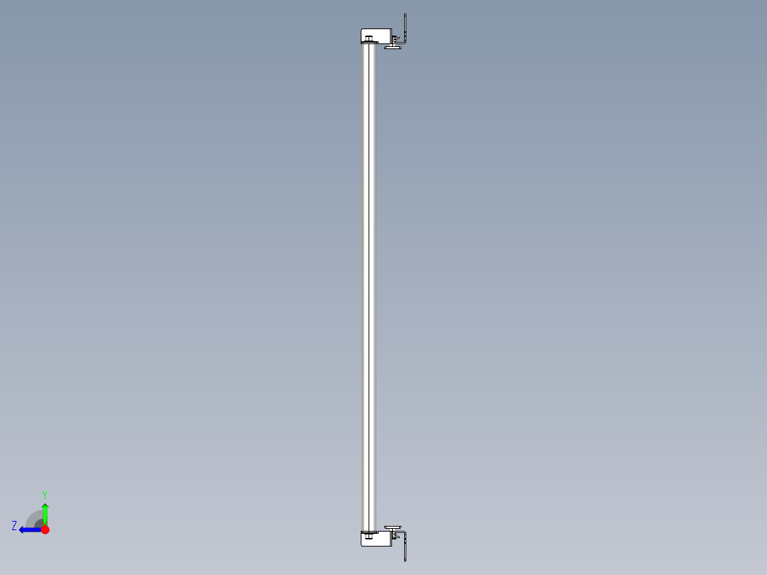 基恩士SL-JB63_back-mount_kc图纸模型右视图
