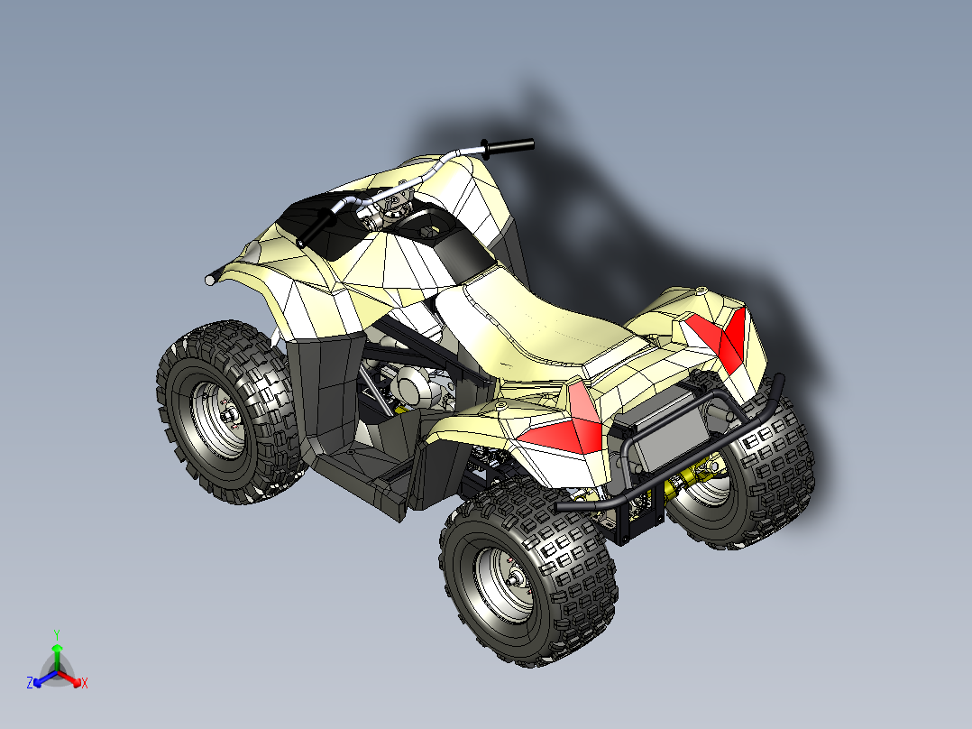 沙滩车CATIA建模