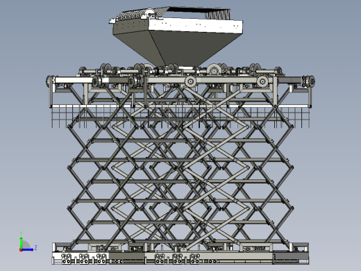 升降气动烘烤装置左视缩略图
