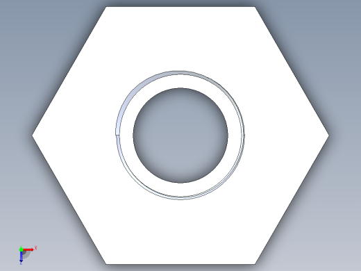 CPVC管件18-Sch80_ReducerBushing_MPTxFPT_9839-249_2in x 1in俯视缩略图