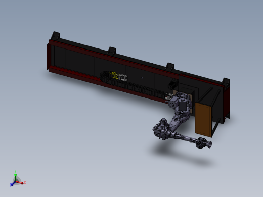 机器人行走轴和安川MH50机器人