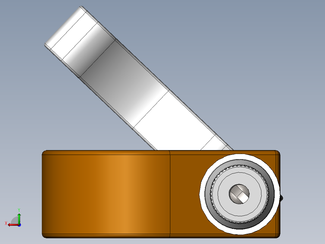自行车-座椅后夹+318+X+20mm后视图