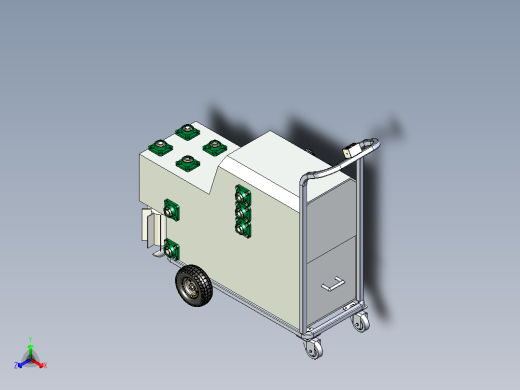 落叶清扫机含三维二维说明书