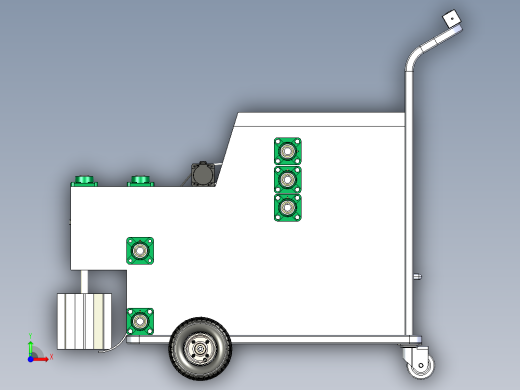 落叶清扫机含三维二维说明书前视缩略图