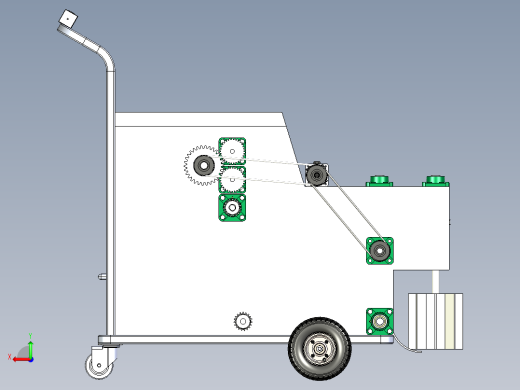 落叶清扫机含三维二维说明书后视缩略图