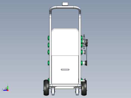 落叶清扫机含三维二维说明书右视缩略图