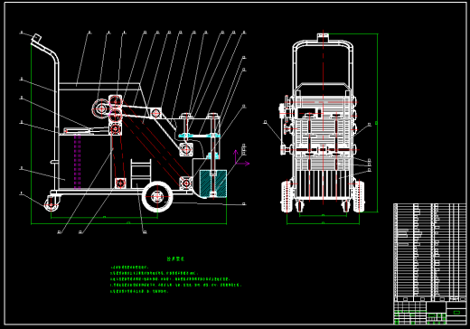 落叶清扫机含三维二维说明书缩略图