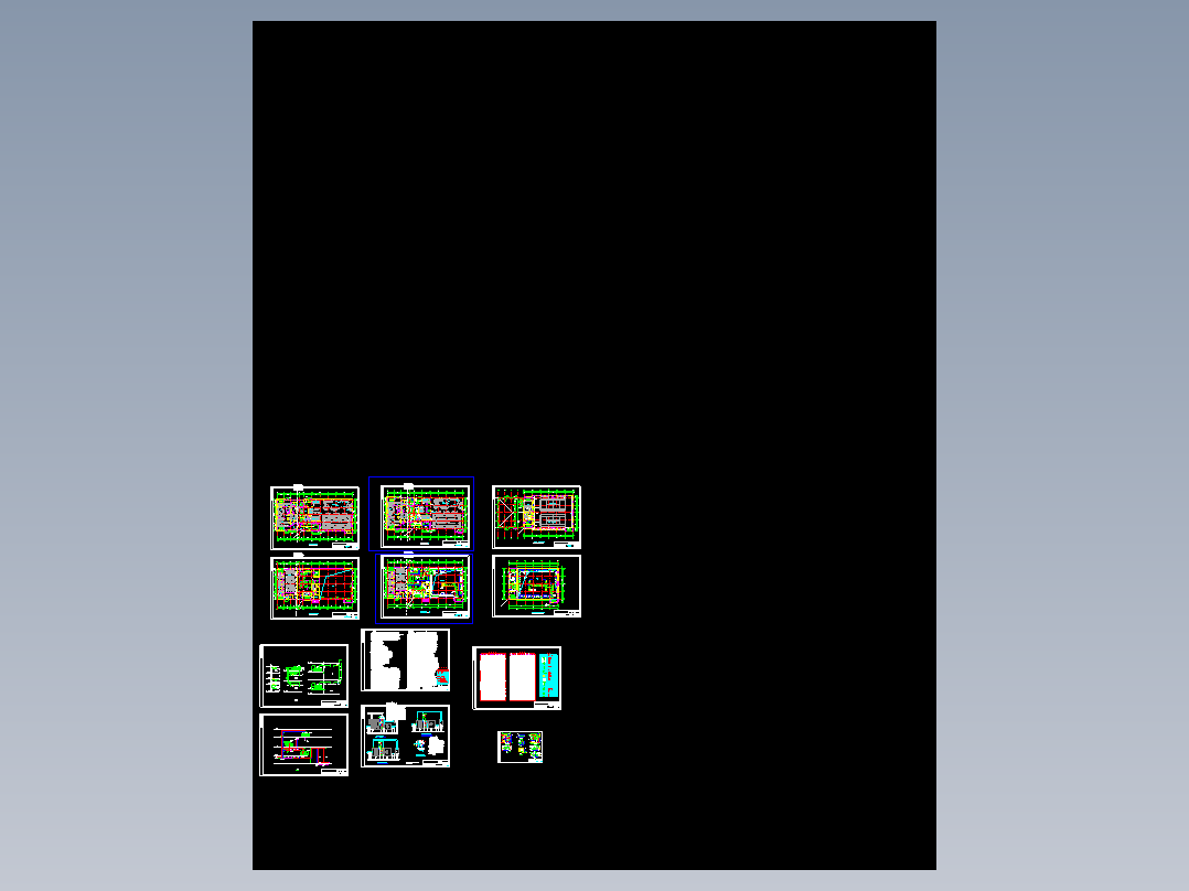 某社会保障能力建设中心体育馆通风空调图