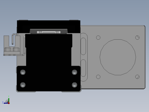 电动滑台模组SDH50右连模组（配台达电机） 右视缩略图