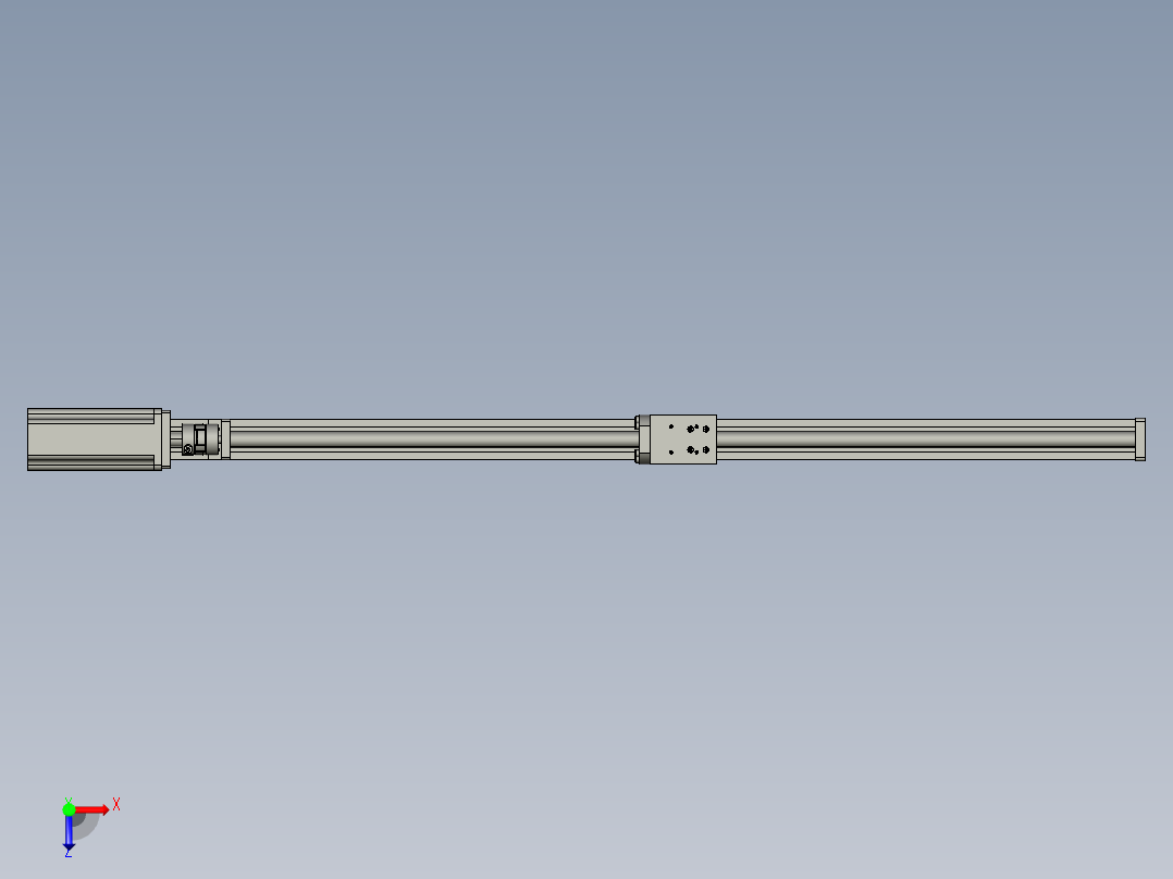 模组FSK40-L10C7-BC-T40（800行程）俯视图