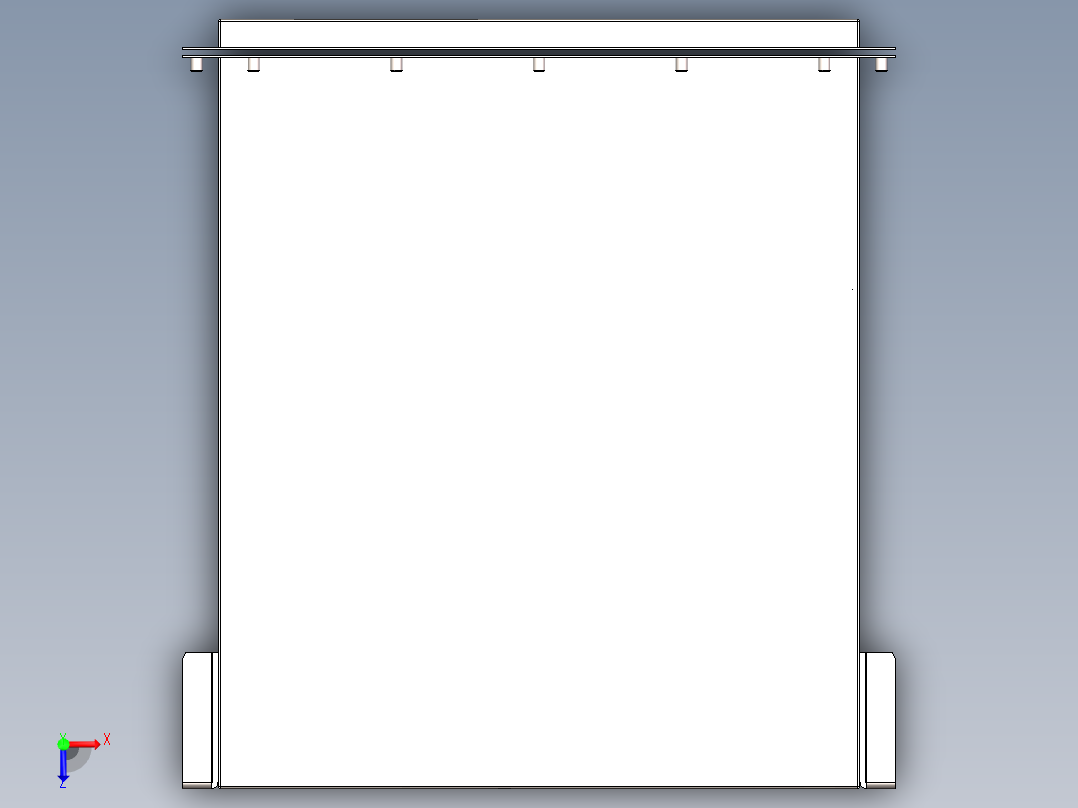 车载式移动电源俯视图