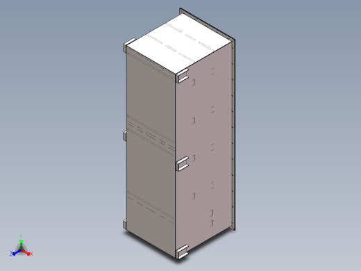 车载式移动电源正等轴测缩略图