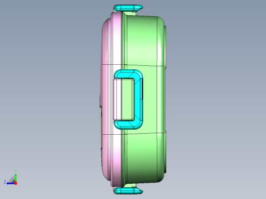 3格学生餐盒饭盒右视缩略图