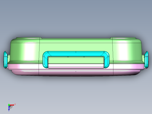 3格学生餐盒饭盒俯视缩略图