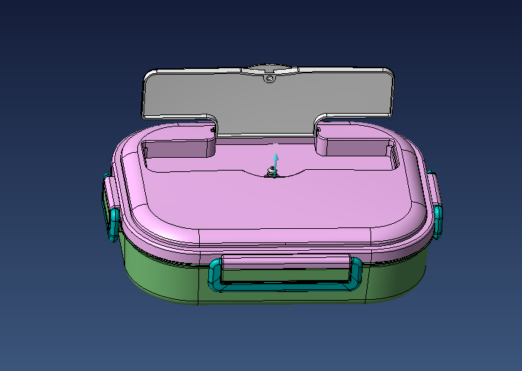 3格学生餐盒饭盒